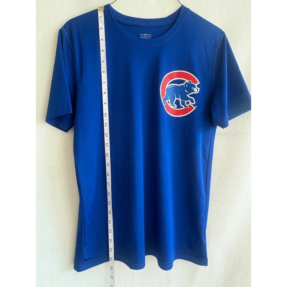 MLB Chicago Cubs Kris Bryant 17 Youth Large Royal Blue Player T-Shirt